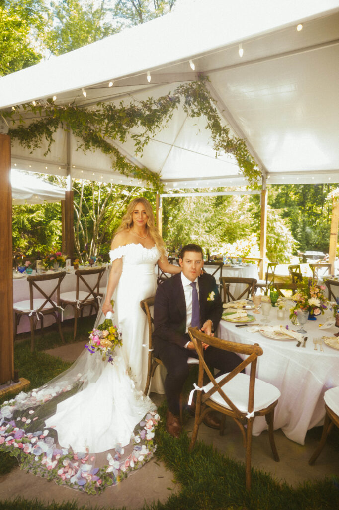 Zionsville, IN Intimate Backyard Wedding